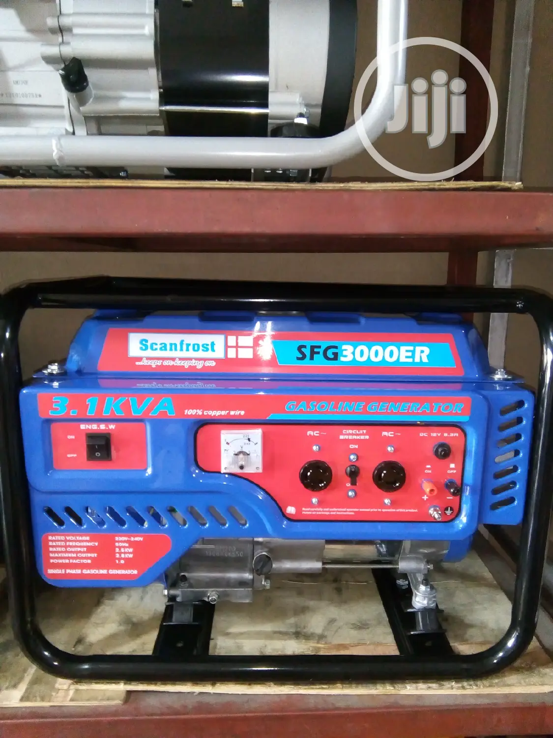 Brand New 3.1kva Scanfrost Petrol Generator