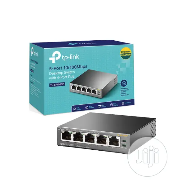 Tl-Sf1005p 5 Port 10/100mbps Unmanaged Switch With 4port Poe