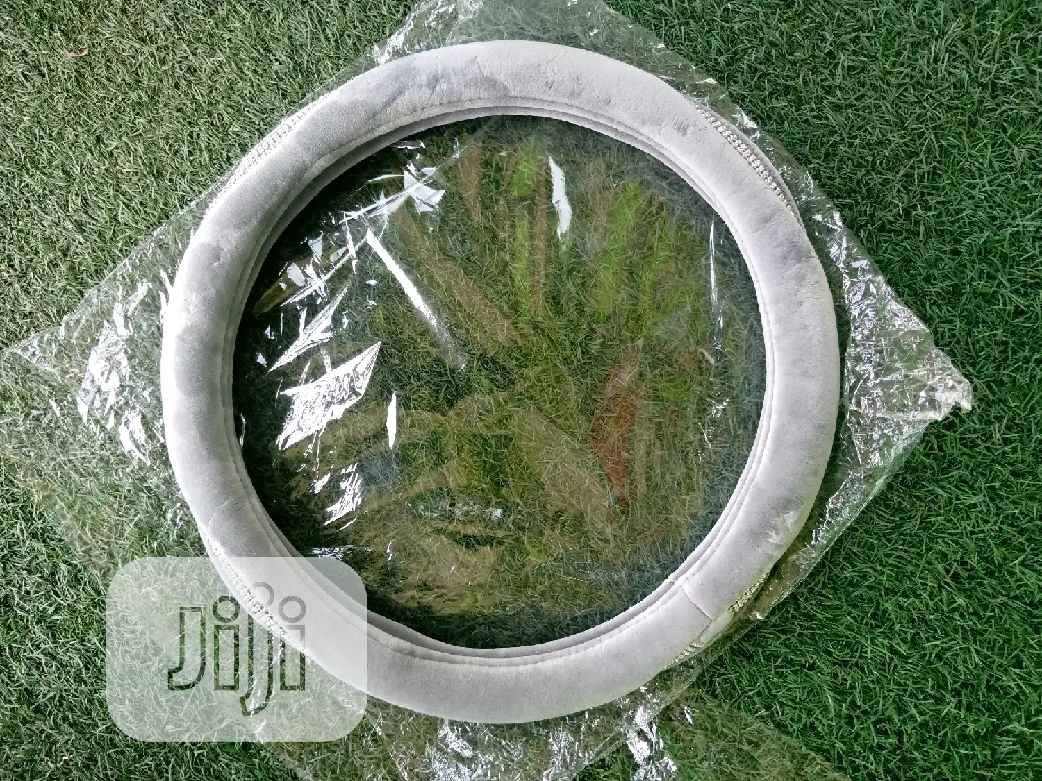 Diamond Encrusted Steering Wheel Cover for Cars Ash
