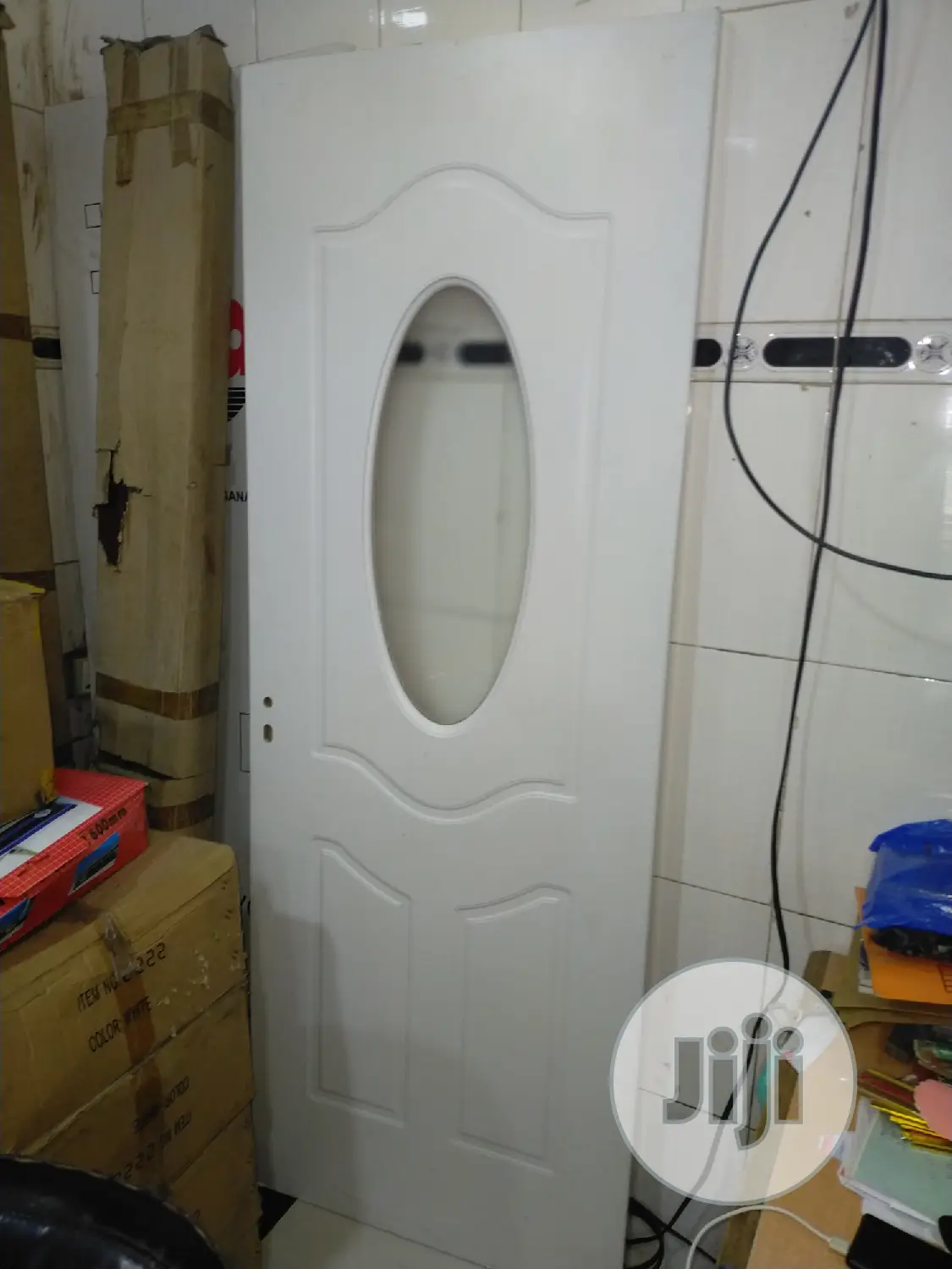 Toilet Wooden Glass Door
