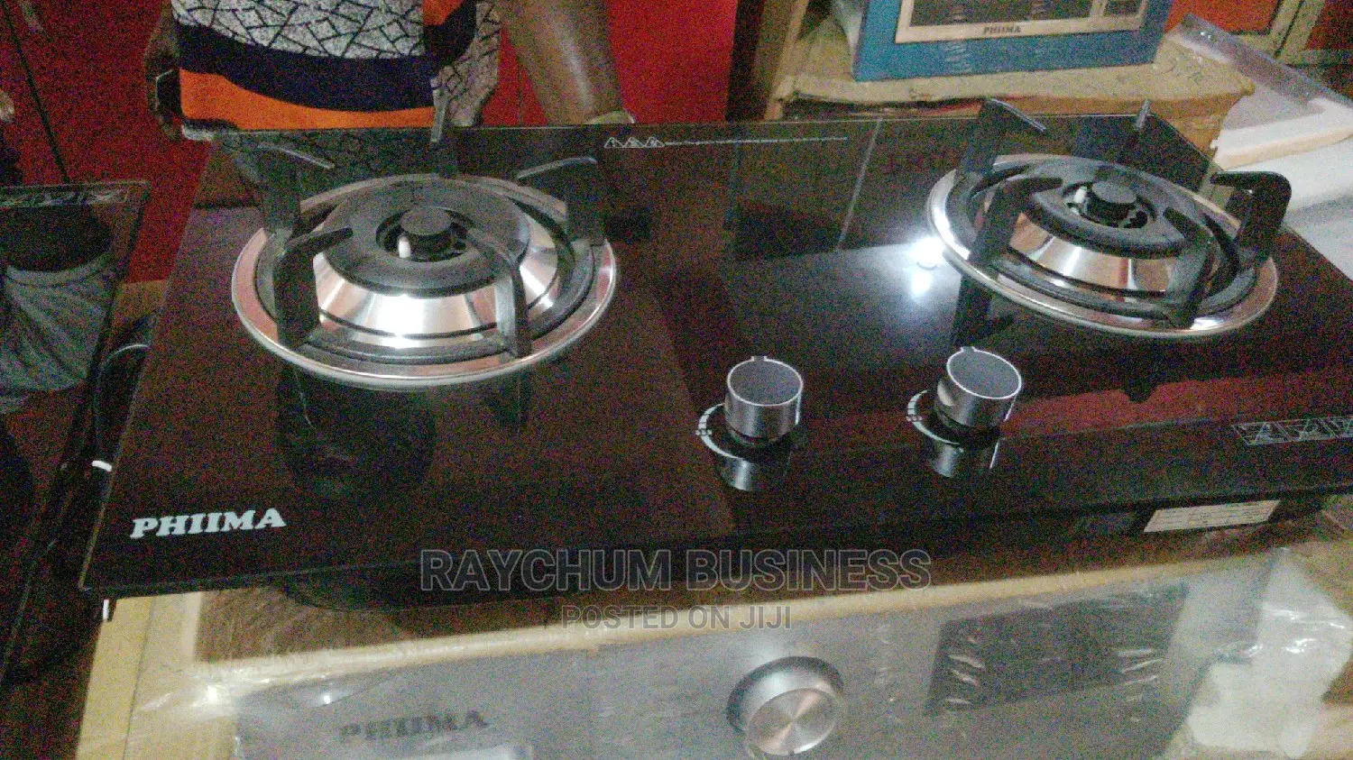 Phima Table Fixing Gas Burner 2face Glass