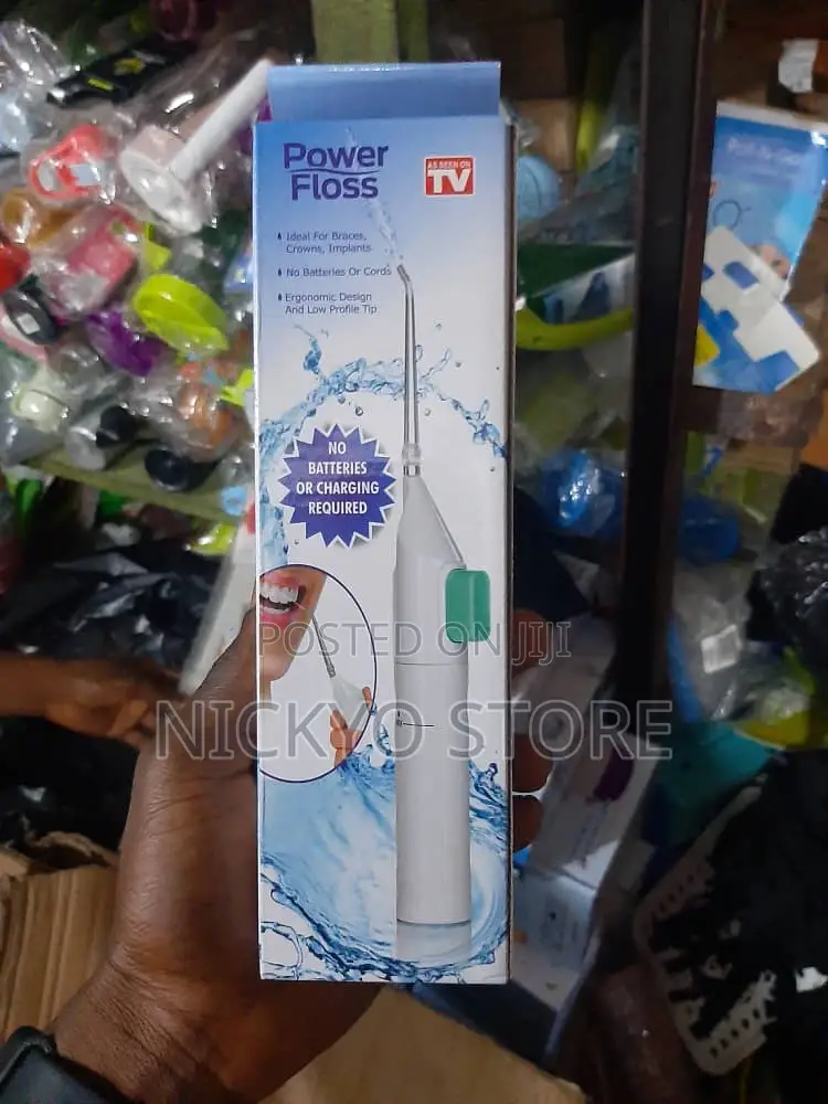 Manual Power Floss - Air Powered Dental Water Jet