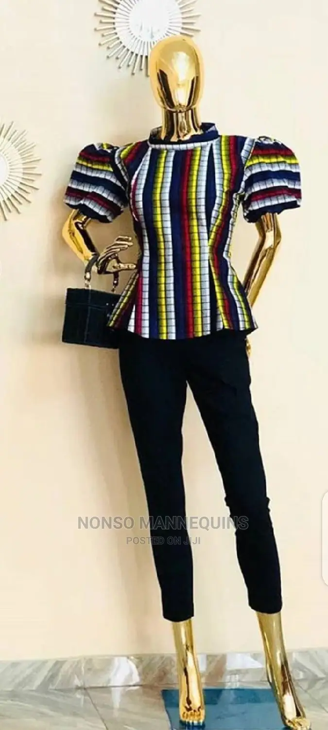 Big Bust Gold Chrome Size 10 Fashion Mannequins