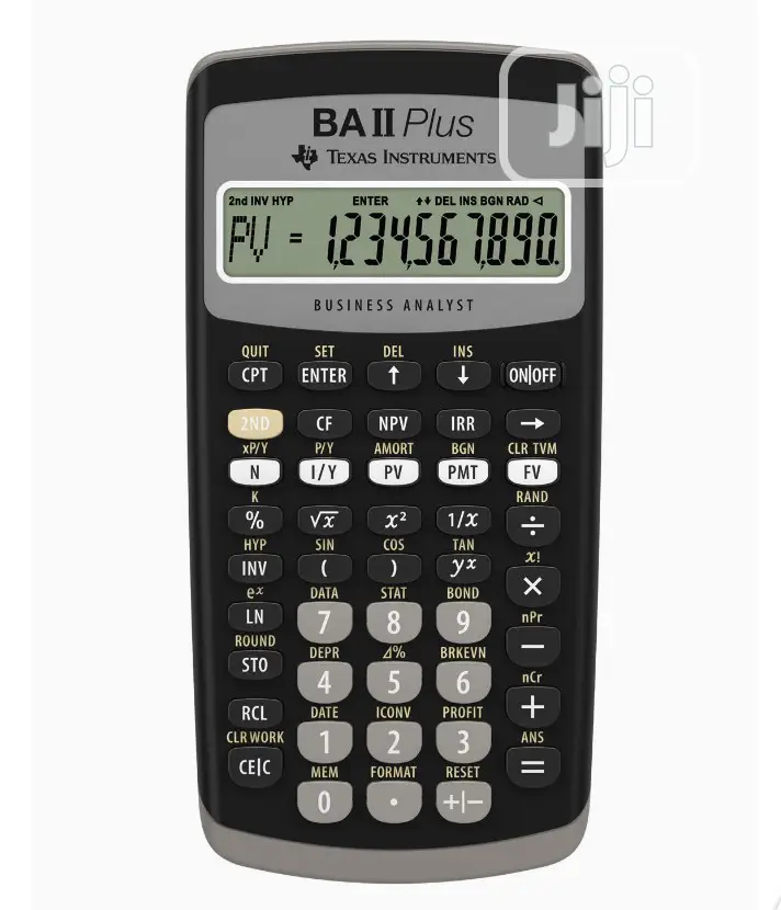 Texas Instruments Ba Ii Plus Financial Calculator