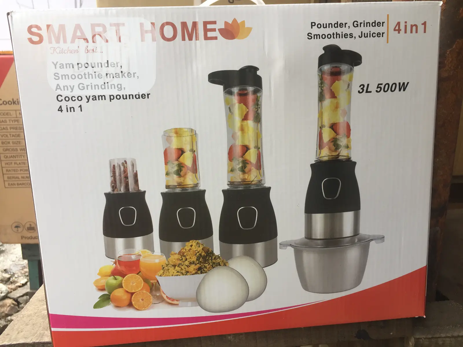 4 in 1 Yam Pounder and Juicer