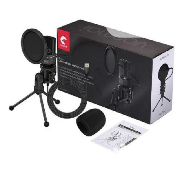 SF-777 Condenser Microphone With Pop Filter Tripod Stand