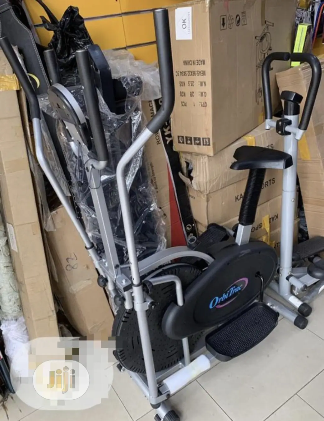 Orbitrack Bike With Dumbell And 4 Handle