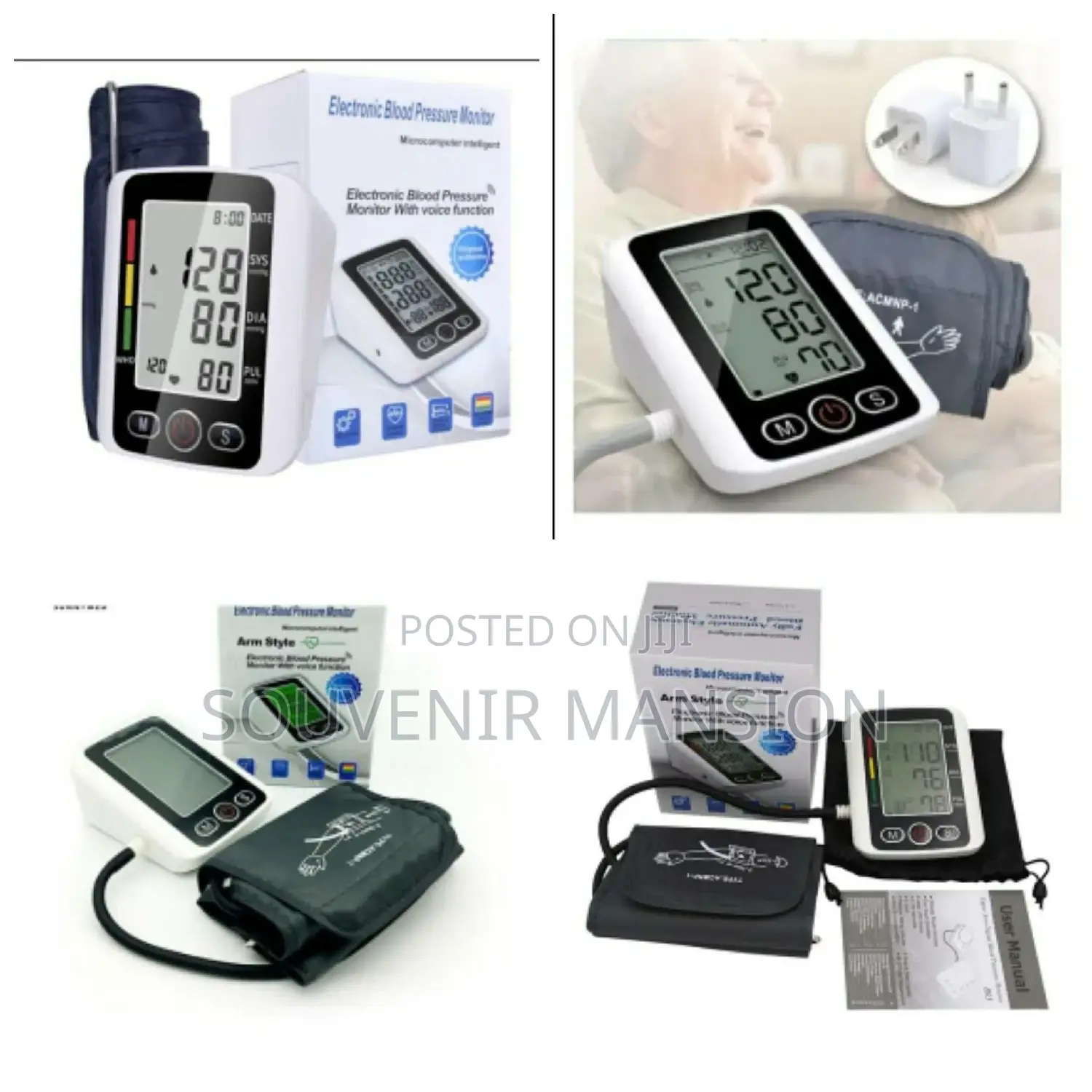 Electronic Blood Pressure Monitor With Voice Function