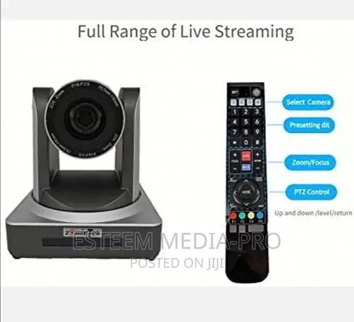 PTZ 10X Optical Zoom Poe, Sdi Live Video Streaming Camera