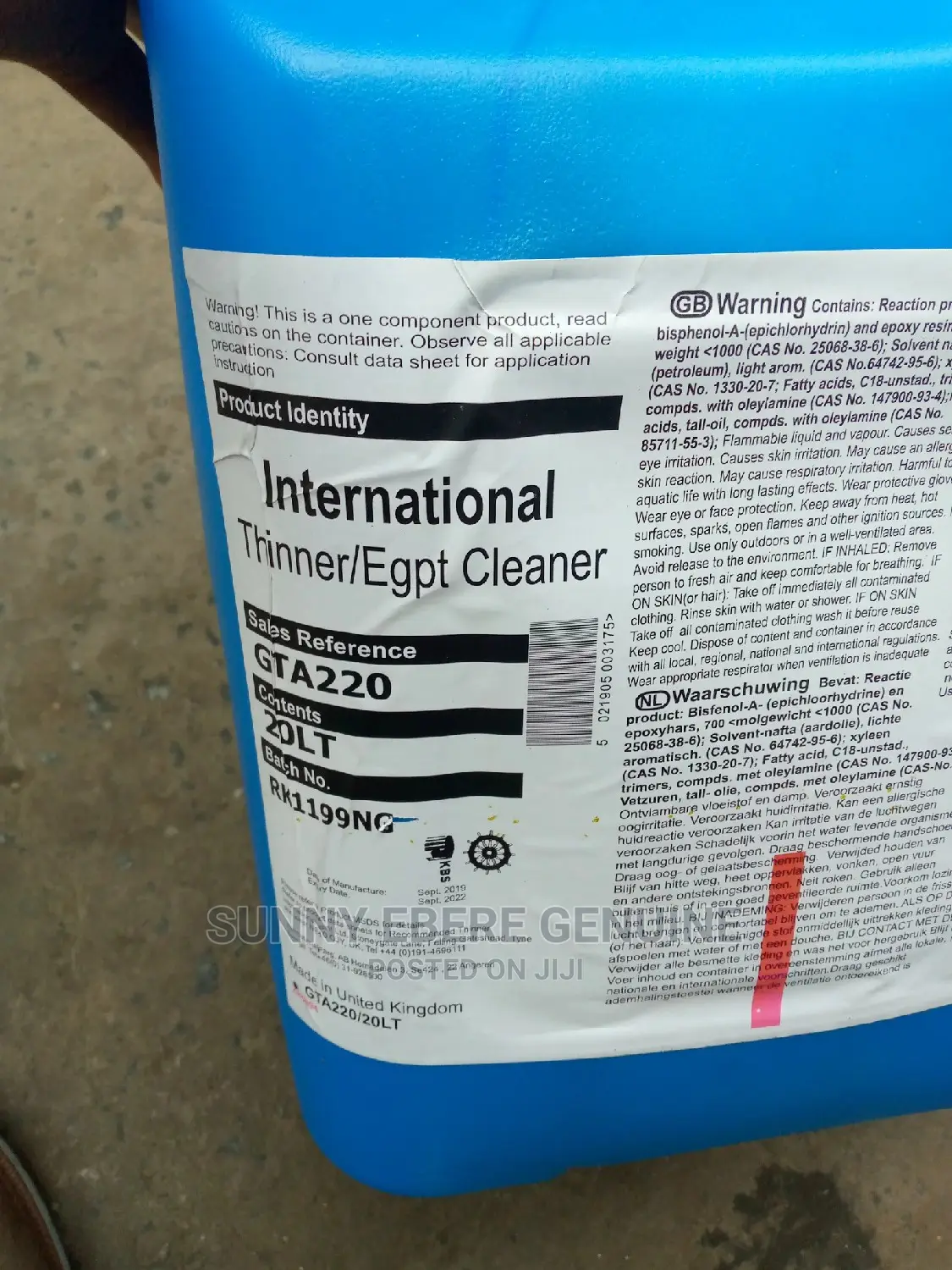 Authentic And Genuine International Thinner Gta220 Gta 220