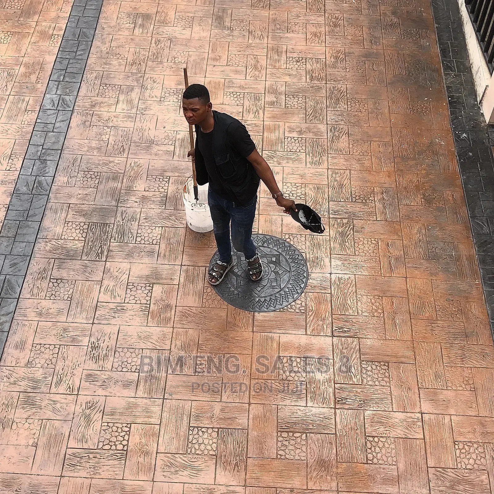 Floor Design Compound Polishing Concrete Stamped Floor