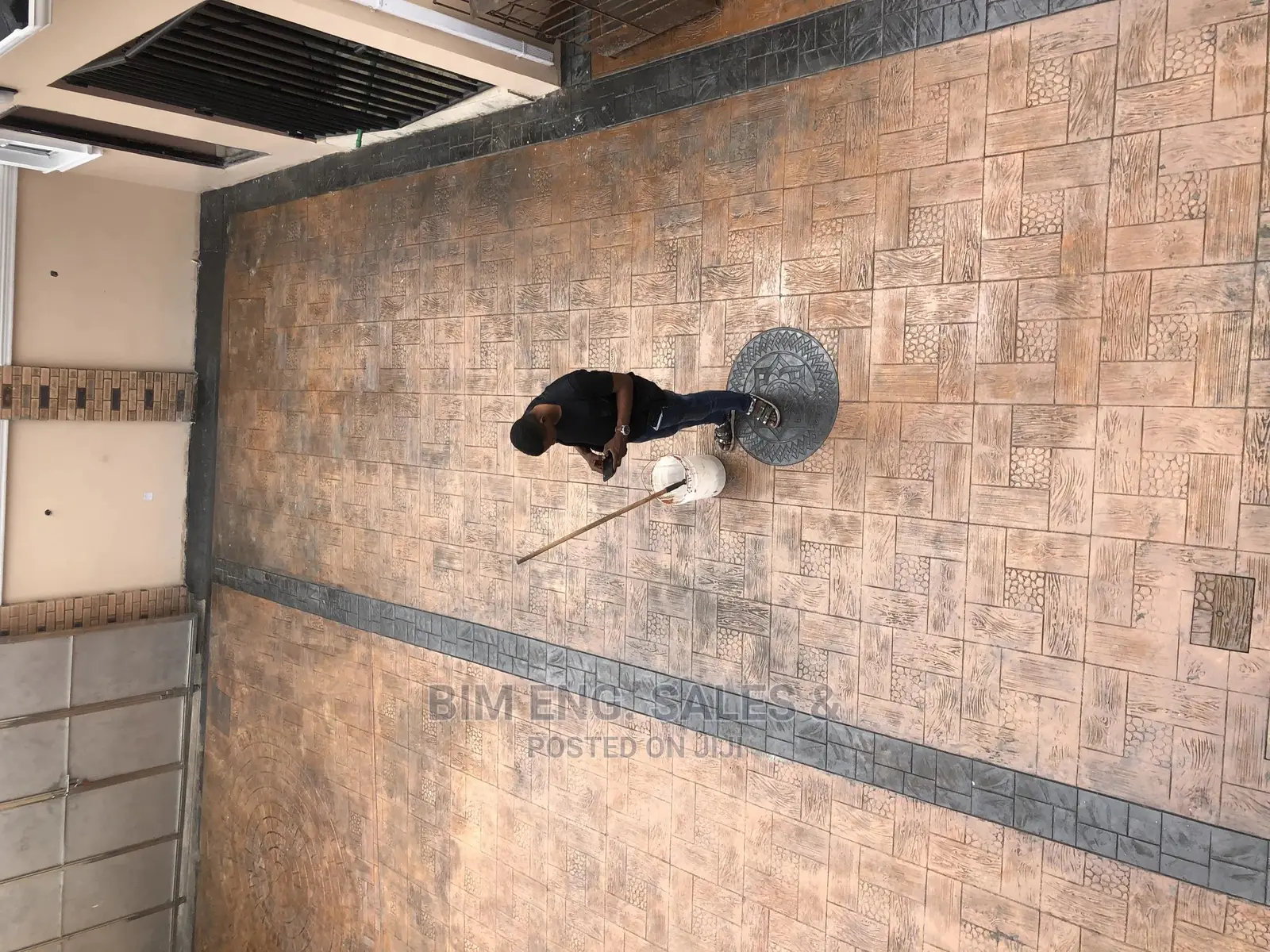 Floor Design Compound Polishing Concrete Stamped Floor
