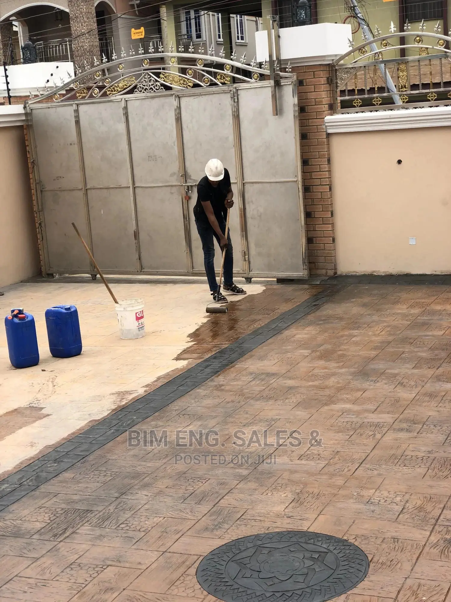 Color Hardener Stamp Concrete Floor, Release Agents