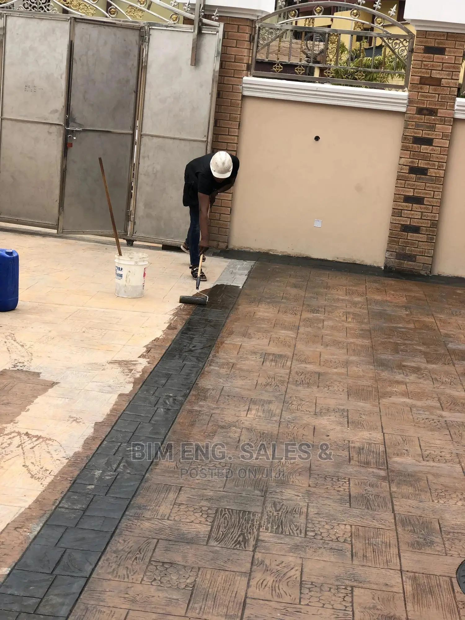 Color Hardener Concretes Floor Design Polish
