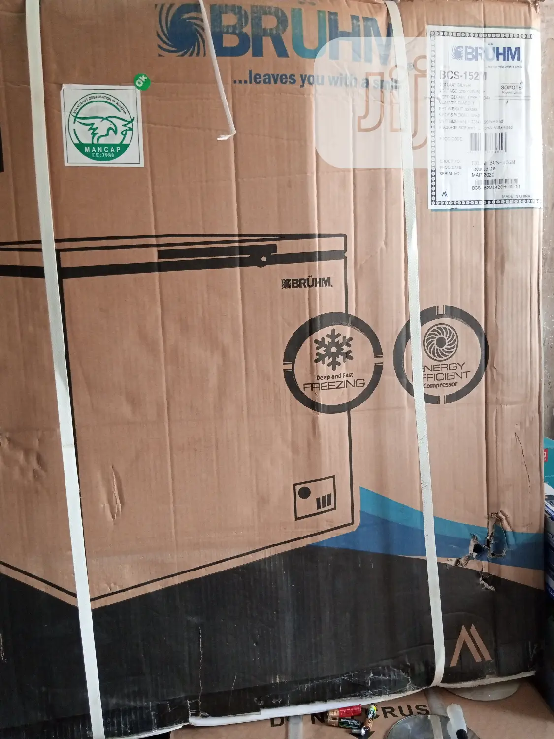 Bruhm Chest Freezer (152litre) With 1yr Warranty