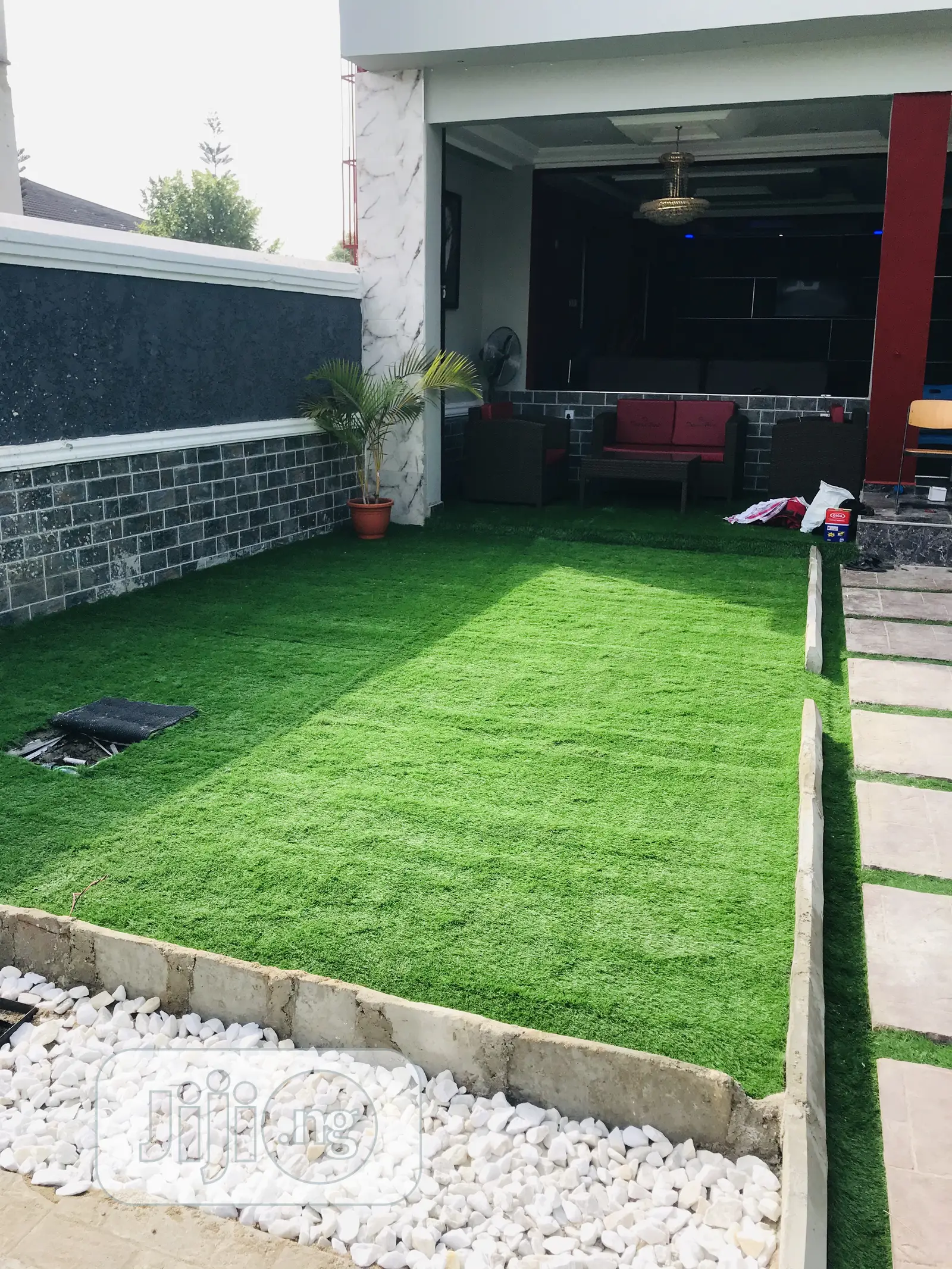 Green Grass Rugs For Open Bar Outdoor