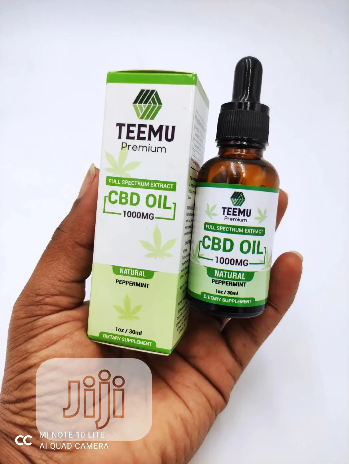 In Stock! - Teemu Premium 1000mg CBD Oil - 30ml. Solid Deal!