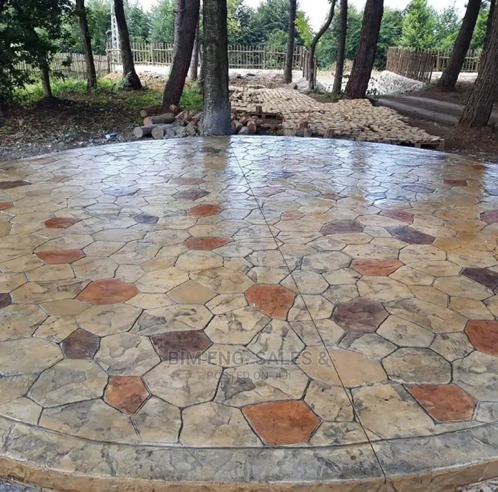 Turkish Stamp Floor Concrete Color Hardener Polish Release
