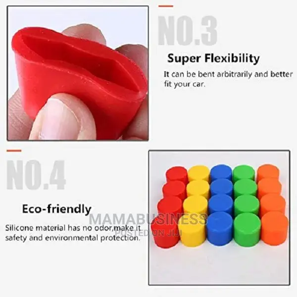 20pcs Universal Silica Gel Car Wheel Nut Protection Cover-Mu