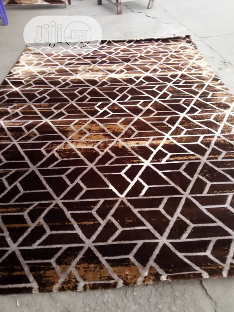 Light and Coffee Brown Design Turkey Center Rugs 7/10