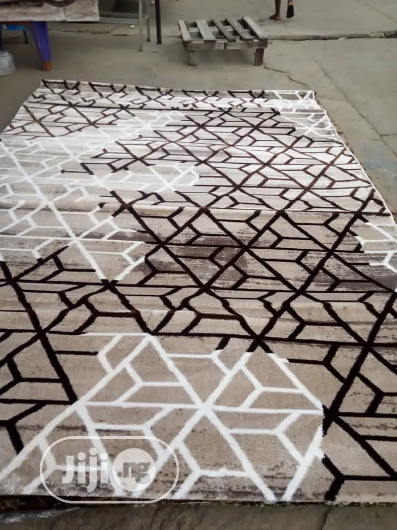 Light and Coffee Brown Design Turkey Center Rugs 7/10