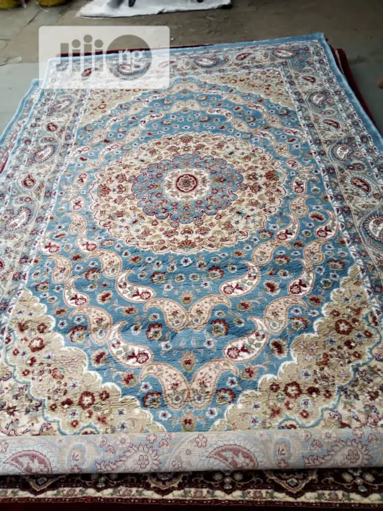 Light Blue Arabian Persin Center Rugs 7/10