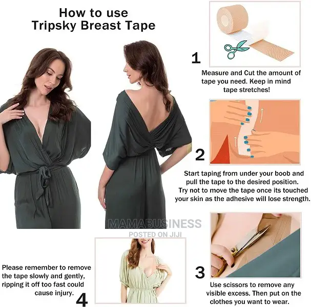 Adhesive Boobs Tape - Beige