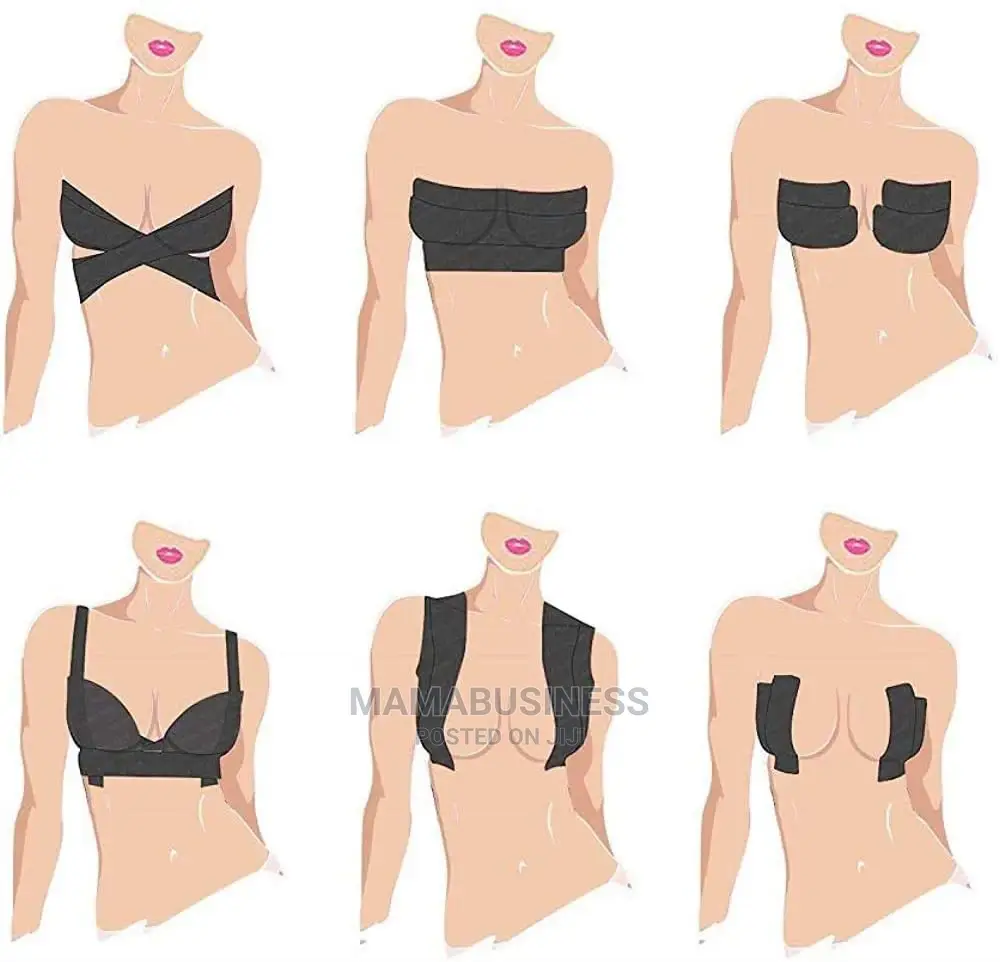 Adhesive Boobs Tape - Black