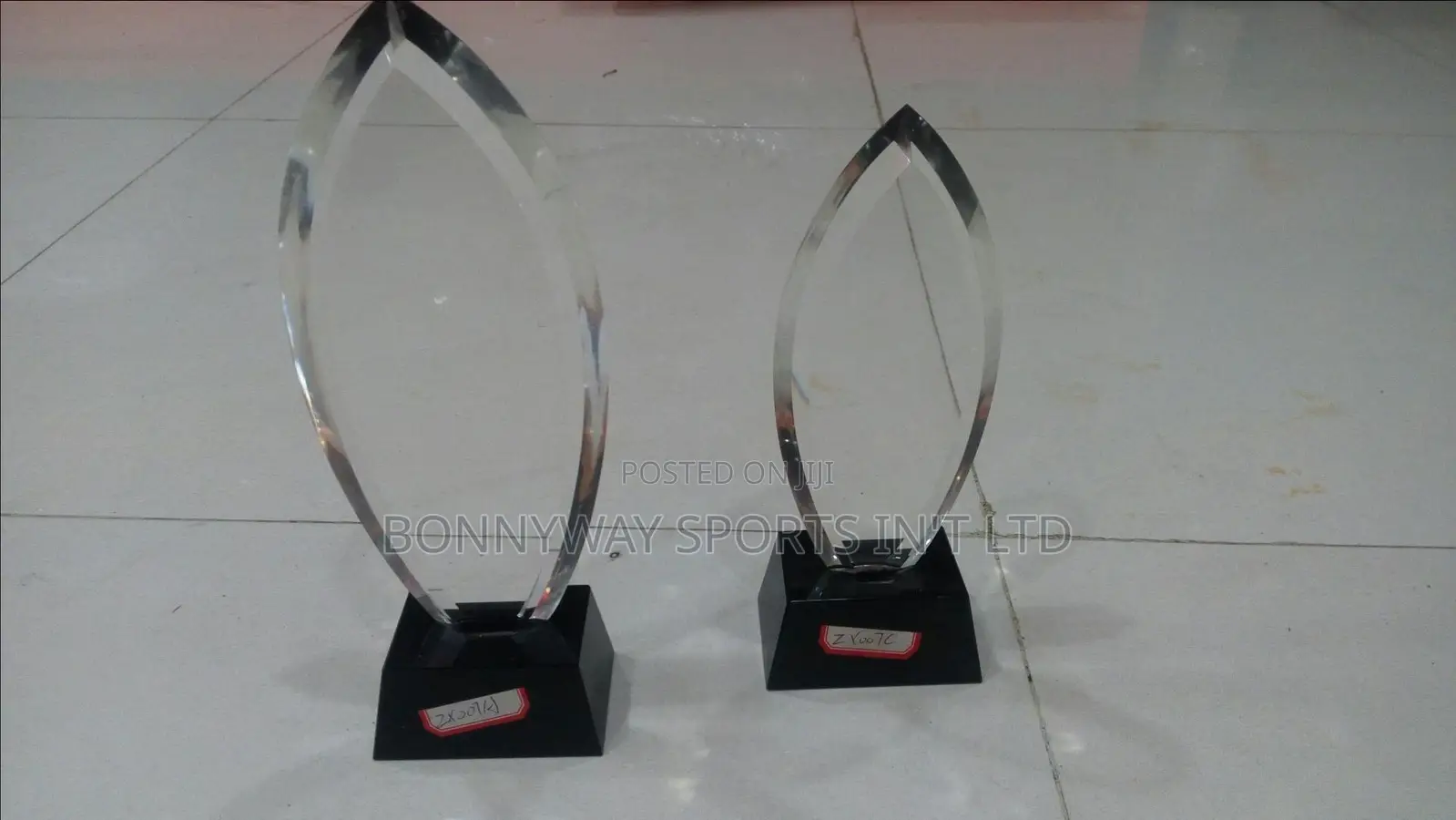 Glass Award Plaque