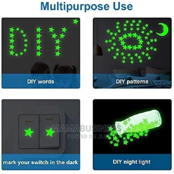 200pcs Glow in the Dark Wall Decoration Sticker