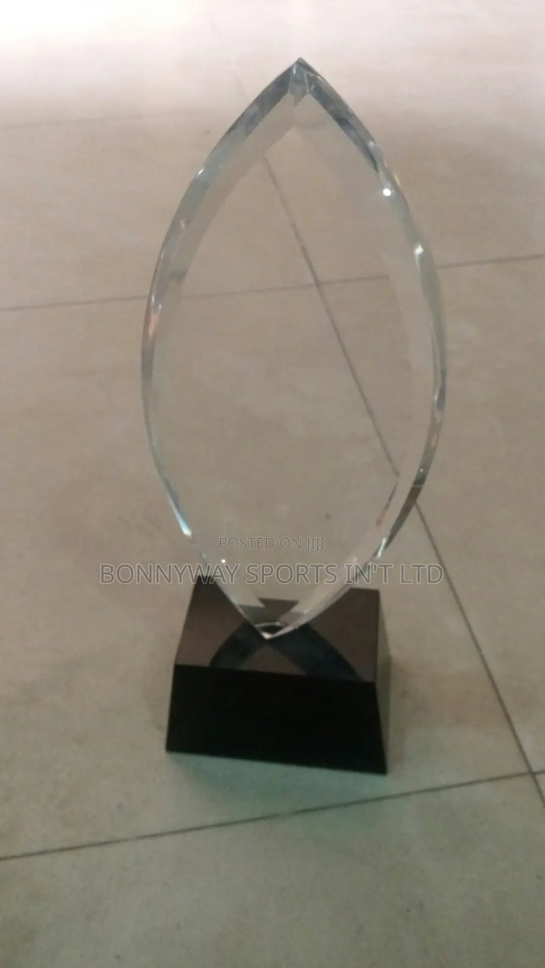 High Quality Italian Design Glass Award Logo