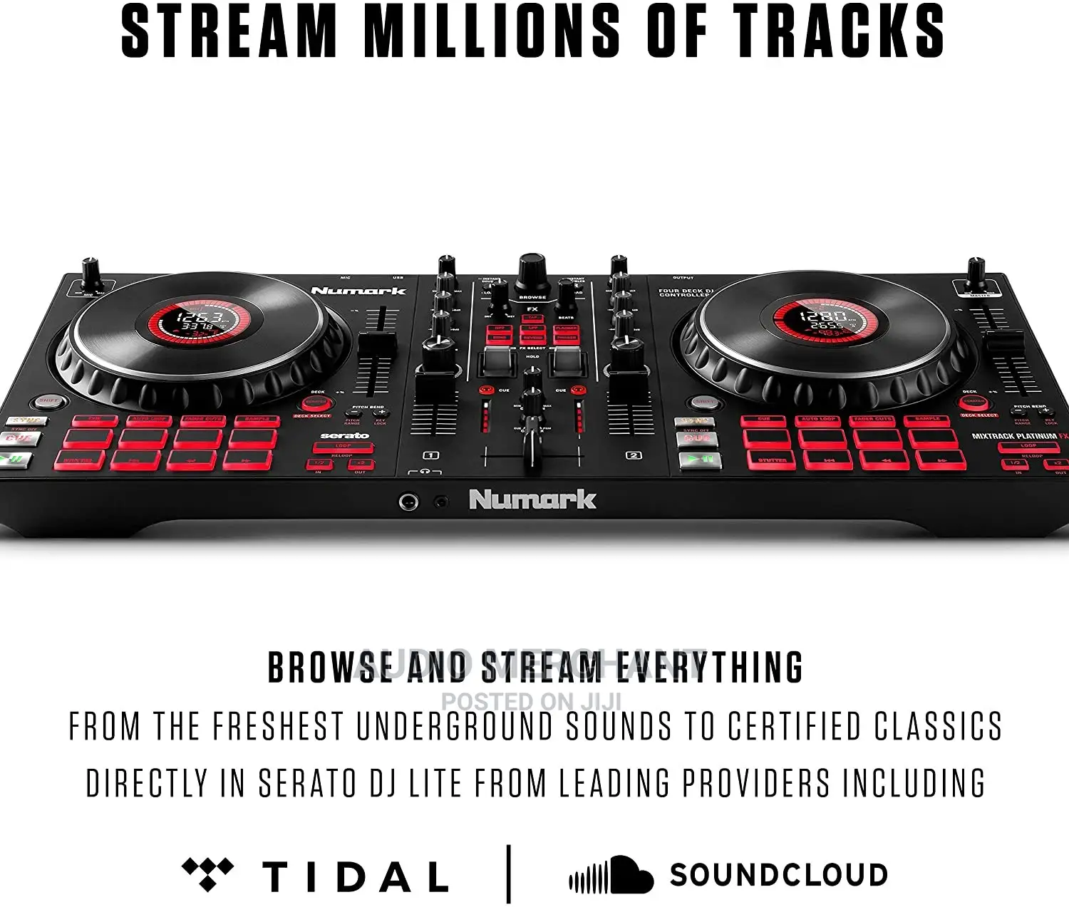 Numark Mixtrack Platinum FX – DJ Controller for Serato DJ