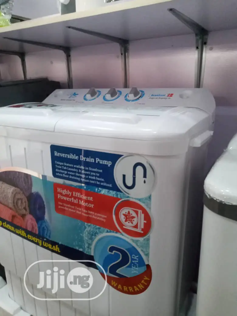 Scanfrost Twin Tub Washing Machine 6.8kg SFWMTTD