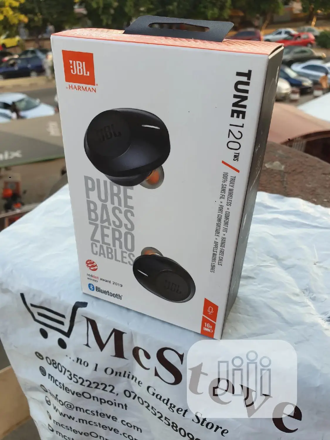 JBL Tune 120 Pure Bass 100% Original