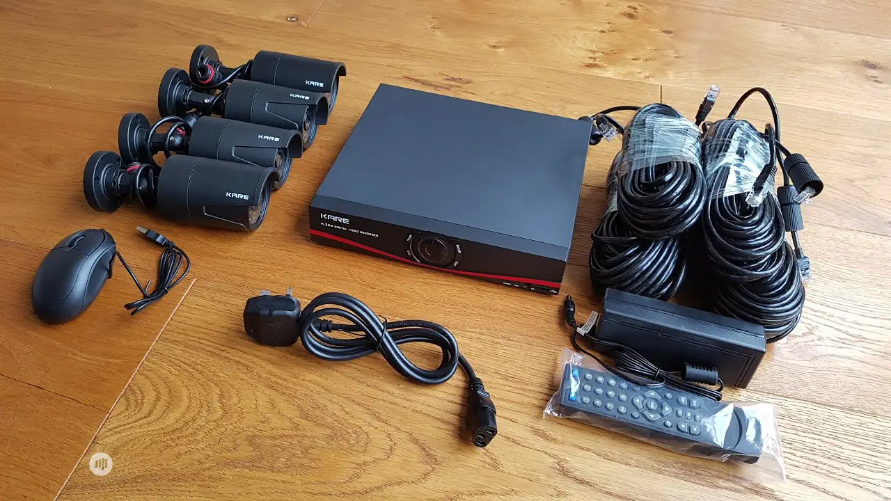 4 Channel CCTV Camera System With Accessories+Installation