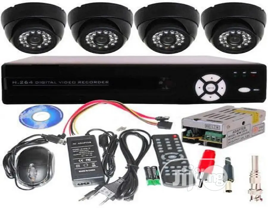 4 Channel CCTV Camera System With Accessories+Installation