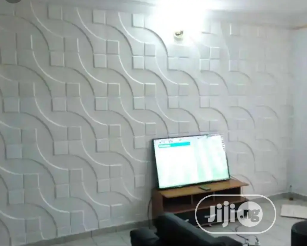 Quality White 3D Panel Wall Light.