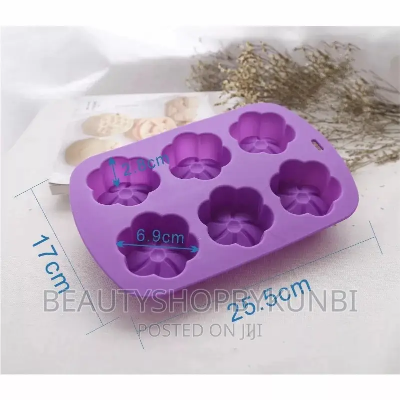 Flower Silicone Mold (6 Cavities)