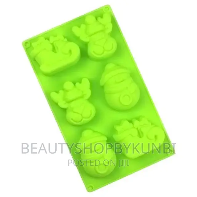 Snowball Silicone Mold(6 Cavities)/Christmas Character Mold