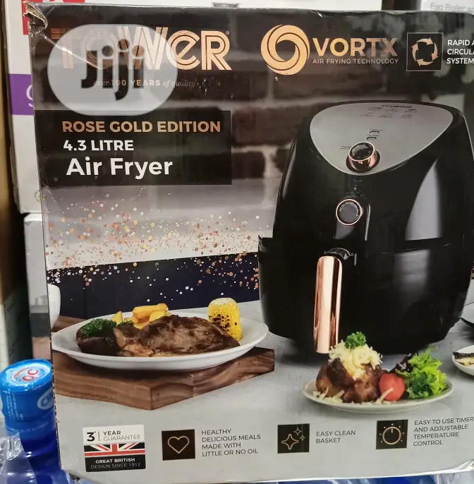 Tower Vortx 4.3litres Digital Air Fryer With Extender Ring