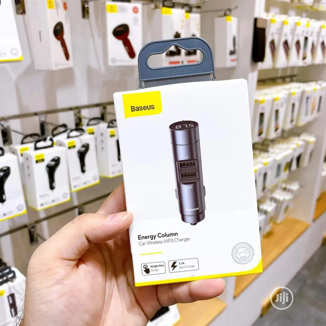 Baseus Energy Column Bluetooth FM Transmitter Car Charger