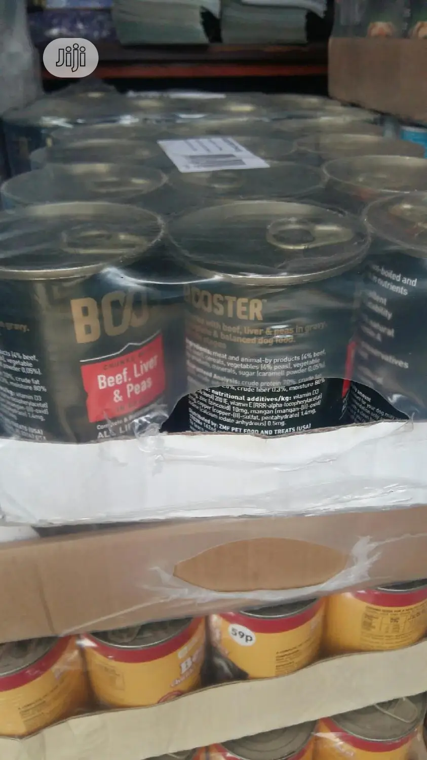 Booster Can Tin Dog Food 24tins