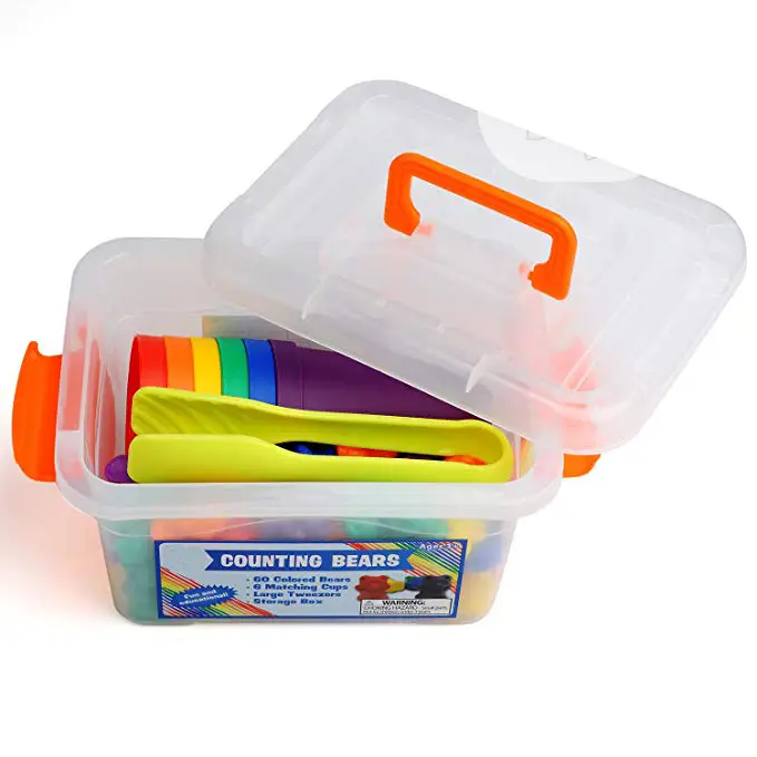 Counting Bears Color Sorting Homeschool Montessori Maths Lea