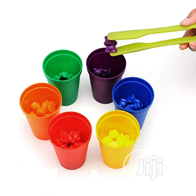 Counting Bears Color Sorting Homeschool Montessori Maths Lea