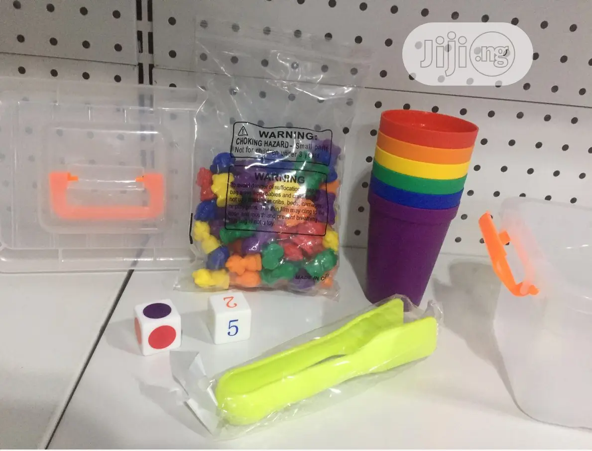Counting Bears Color Sorting Homeschool Montessori Maths Lea