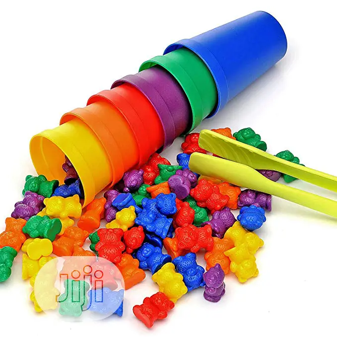 Counting Bears Color Sorting Homeschool Montessori Maths Lea