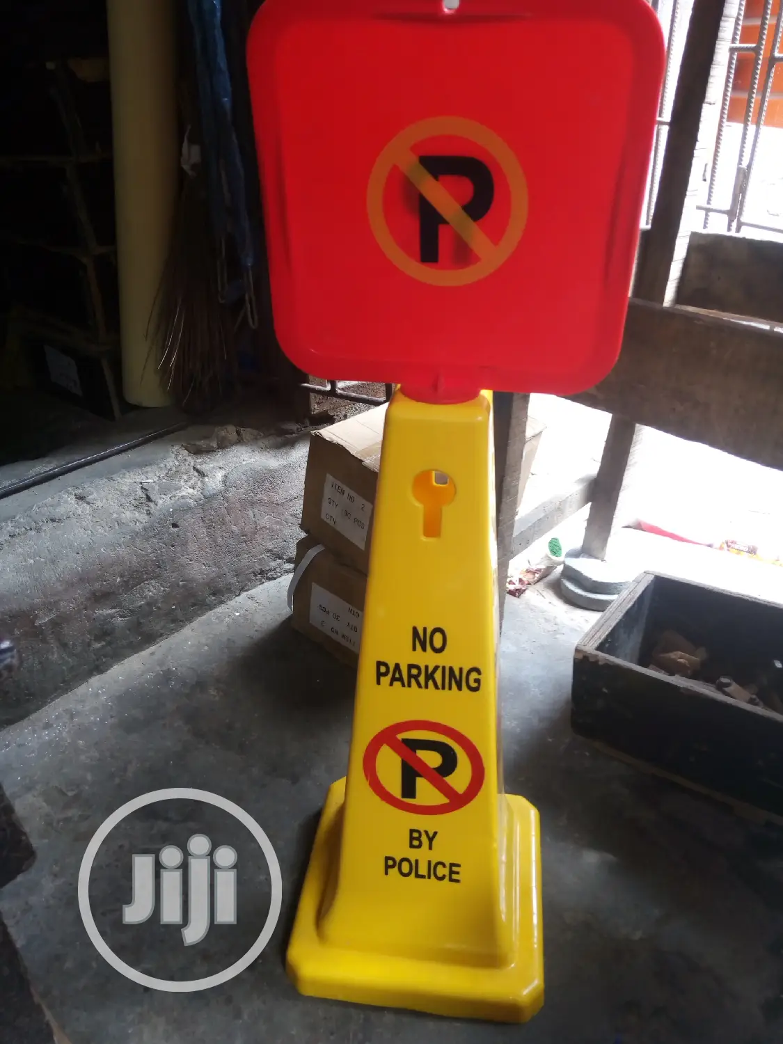 No Parking By Police Signage