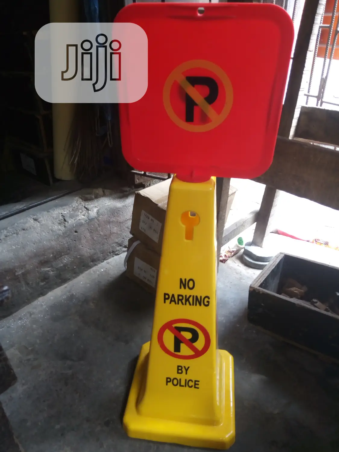 No Parking By Police Signage