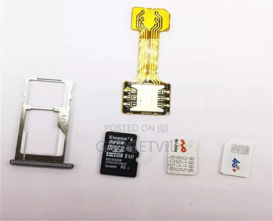 Hybrid Dual Sim Card Adapter Extension