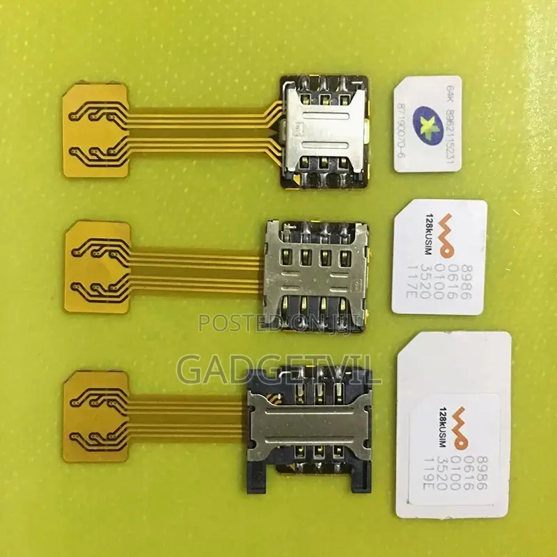 Hybrid Dual Sim Card Adapter Extension